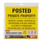 Allen Co Posted No Trespassing Sign, 12PK 15824 - alternate 4